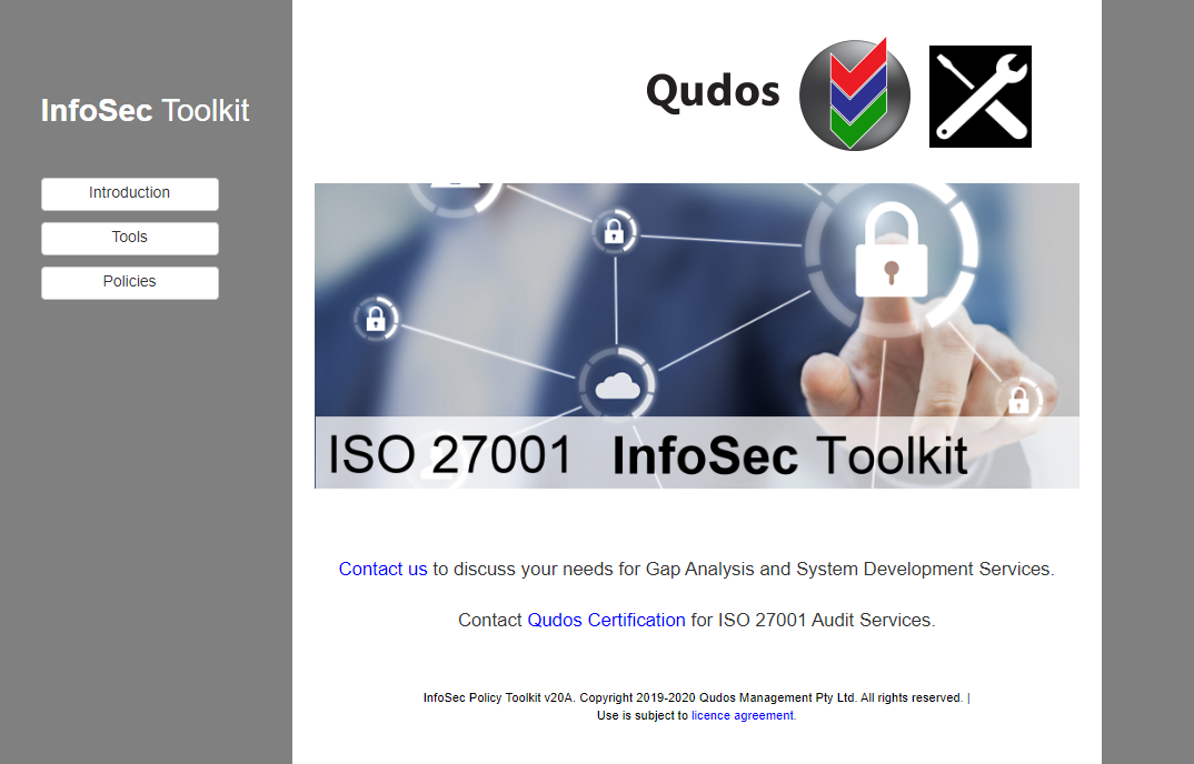 iso 27001 toolkit